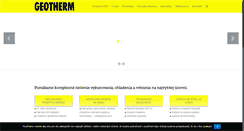 Desktop Screenshot of geotherm.sk